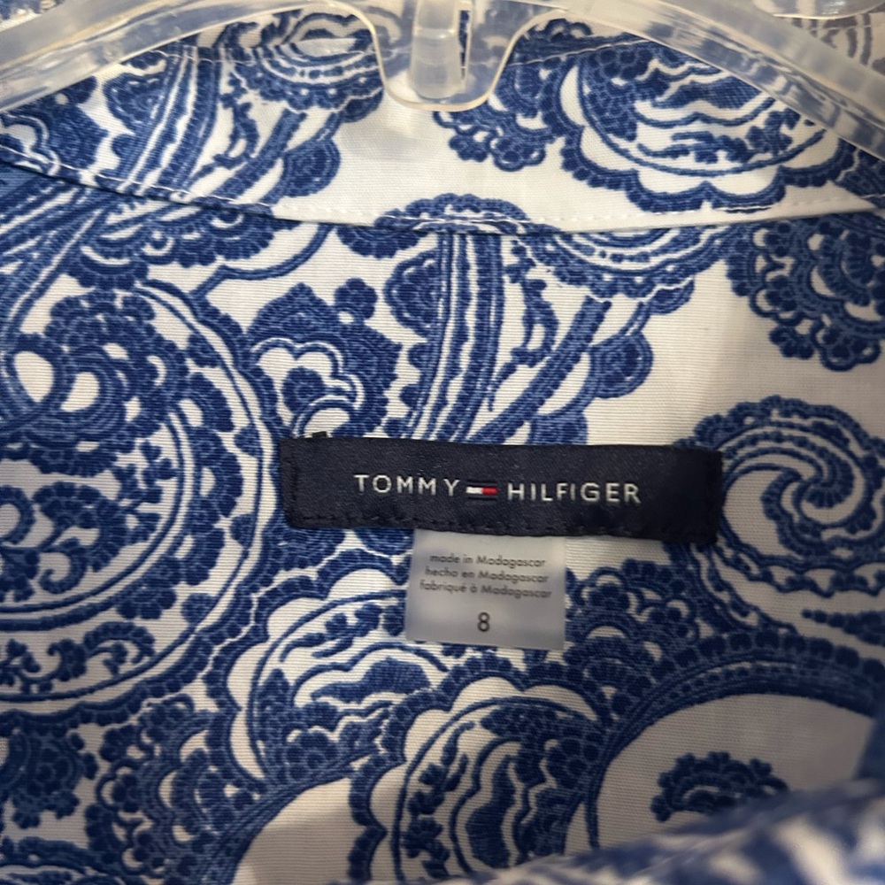 Tommy Hilfiger Blue and White Sheath Dress New in Bag - Picture 5 of 8